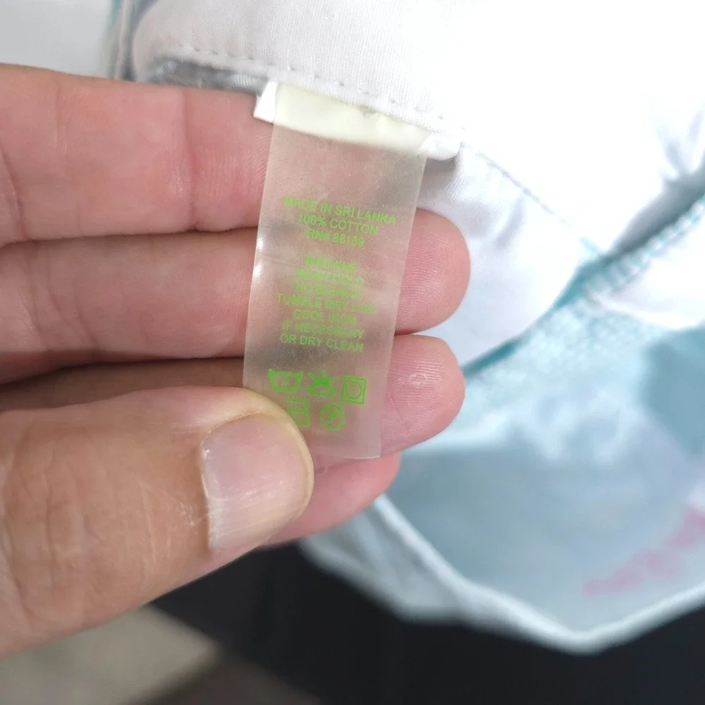 Lilly Pulitzer The Buttercup Short Blue Turquoise Seersucker Stripe Size 0 Beach - Picture 15 of 16